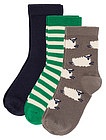 Комплект из 3х пар носков, овечки - 1534519280770