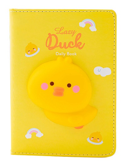 Блокнот со сквишем Утенок Lazy Duck формат А6 Михи-Михи - 5194528280244 - Фото 1