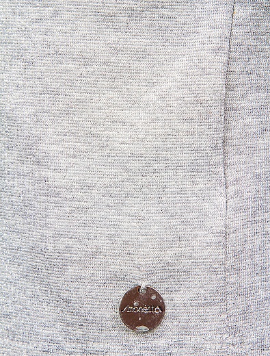 Серый базовый лонгслив Simonetta - 4161709780016 - Фото 2