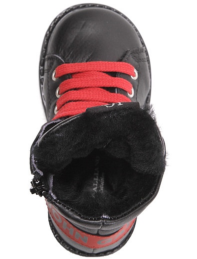 Утепленные Ботинки с контрастными шнурками John Galliano - 2031119880847 - Фото 4