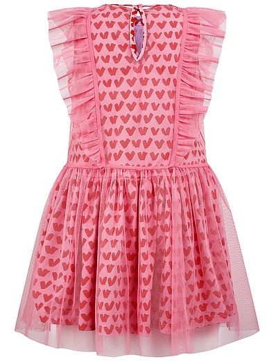 Платье из тюля с сердечками Stella McCartney - 1054509173238 - Фото 2