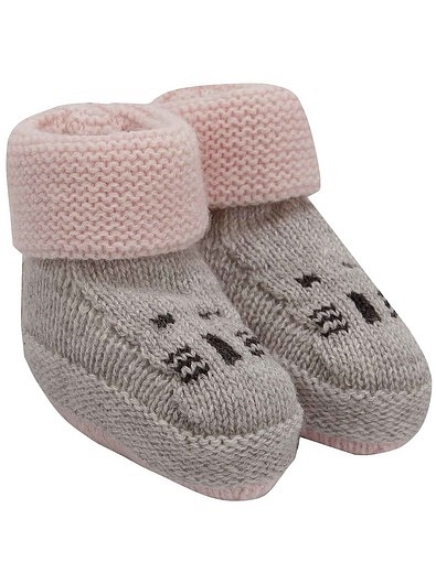 Носки-пинетки с мордочками Baby T - 1534509280599 - Фото 1