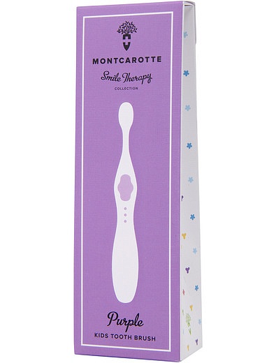 Фиолетовая детская зубная щетка Montcarotte - 6442028580043 - Фото 1