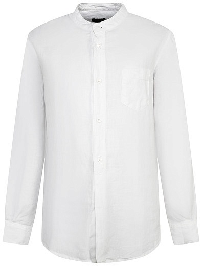 Комплект из рубашки и шорт в полоску Il Gufo - 3024519373834 - Фото 4