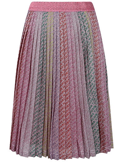 Разноцветная плиссированная юбка Marc Jacobs - 1044509171709 - Фото 1