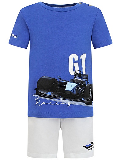 Комплект из футболки и шорт Racing Lapin House - 3024519271291 - Фото 1