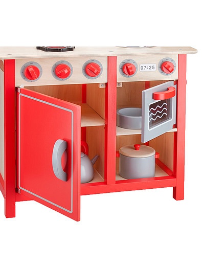 Детская кухня красная New Classic Toys - 7131329980124 - Фото 2