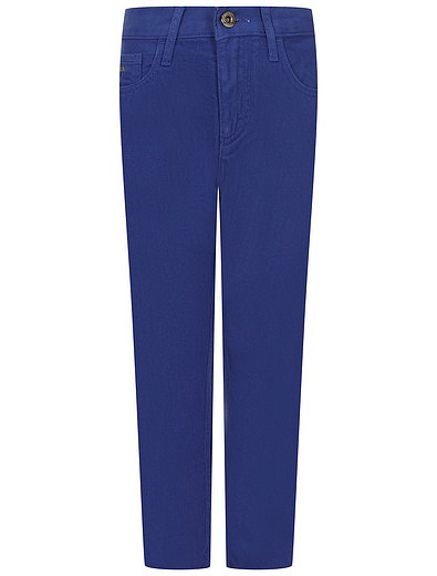 Синие хлопковые джинсы EMPORIO ARMANI - 1164519370890 - Фото 1