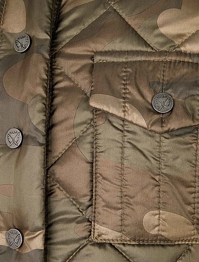 Пуховая куртка с принтом милитари NAUMI - 1072509880017 - Фото 2