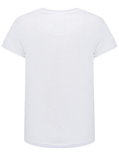 Белая футболка с логотипом Philipp Plein - 1134509170359 - Фото 2