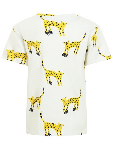 футболка с принтом леопарды в кедах Mini Wolf Gang - 1134520280099 - Фото 5