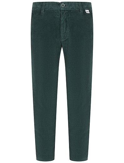 Зеленые вельветовые брюки Il Gufo - 1082219980464 - Фото 1