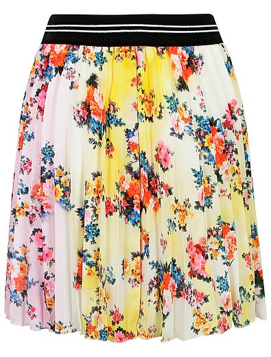 плиссированная юбка с цветочным принтом MSGM - 1044509270914 - Фото 2