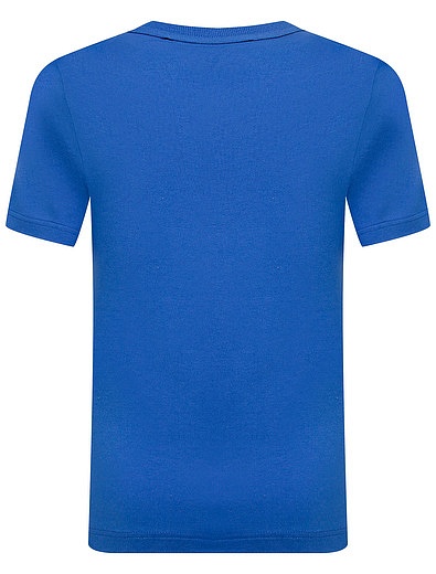 Синяя футболка с круглым вырезом Marc Jacobs - 1134529177536 - Фото 2