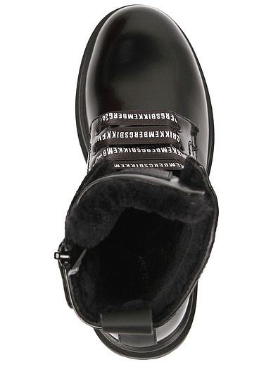 Лакированные ботинки нв шнуровке Bikkembergs - 2034509186109 - Фото 3