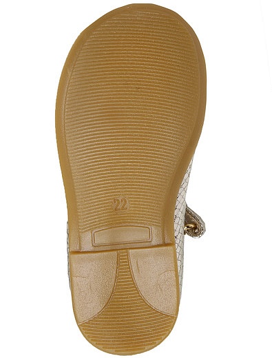 Золотые туфли с бантиками Missouri - 2014509070011 - Фото 5