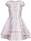 Платье с ассиметричной юбкой и вышивкой - 1052609780448