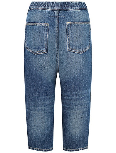 Укороченные джинсы с патчами MM6 Maison Margiela - 1164529181097 - Фото 6