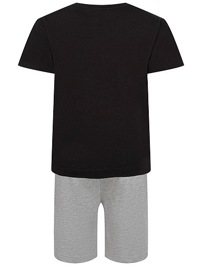 Комплект из футболки с принтом и серых шорт NUKUTAVAKE - 3024519370093 - Фото 2