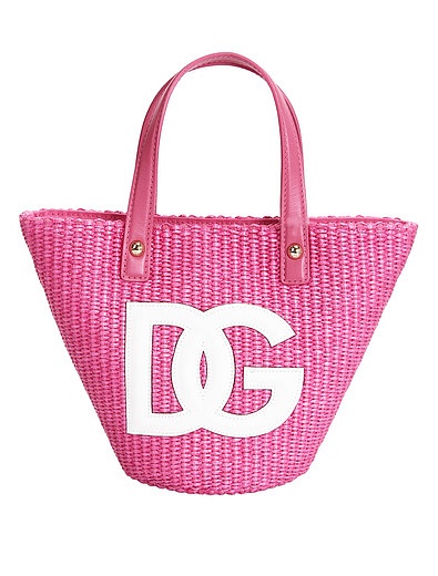 Соломенная сумка с короткими ручками Dolce & Gabbana - 1204508370064 - Фото 1