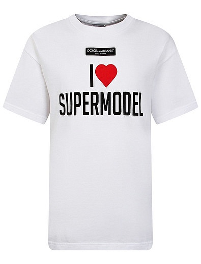 Футболка Supermodel Dolce & Gabbana - 1134509180969 - Фото 1