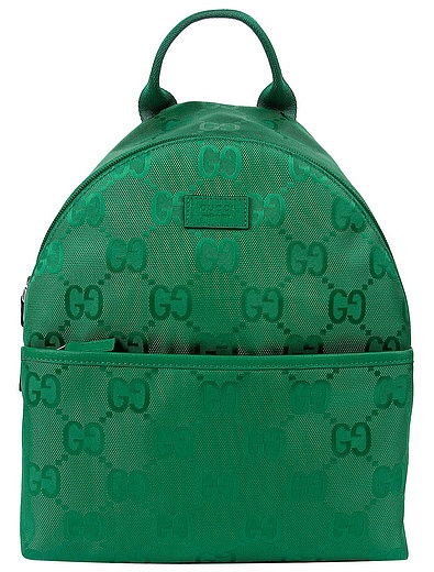 Зеленый рюкзак с узором GG GUCCI - 1504528170034 - Фото 1