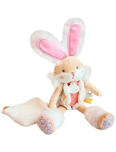Розовый плюшевый кролик 29 см Dou Dou et Compagnie - 7124520180882 - Фото 1