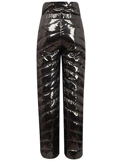 Черные утепленные брюки NAUMI - 1601709980014 - Фото 2