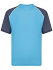 голубая солнцезащитная футболка - 4404519270200