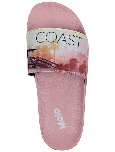 Розовые Шлепанцы пляжные Golden Coast MOLO - 2284509170077 - Фото 2
