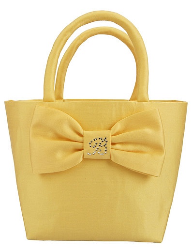 Желтая сумка с бантом Balloon Chic - 1204508410241 - Фото 1