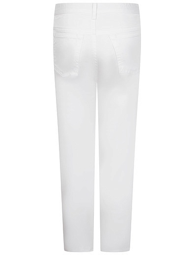 Прямые белые брюки Il Gufo - 1084519371027 - Фото 2