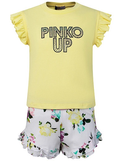 Комплект из футболки и шорт Pinko - 3024509173994 - Фото 1