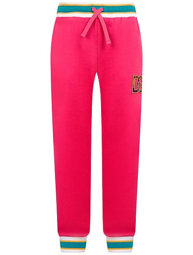спортивные брюки с нашивкой логотипа Dolce & Gabbana - 4244509270618 - Фото 1