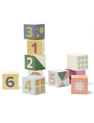 Набор кубиков с цифрами Kids Concept - 7134520080389 - Фото 1
