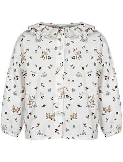 Комплект из блузы кардигана и брюк Aletta - 3034509281070 - Фото 5