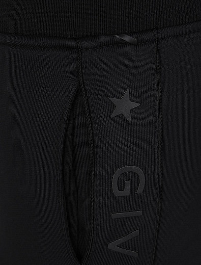 Чёрные спортивные брюки с лампасами GIVENCHY - 4241109880124 - Фото 2