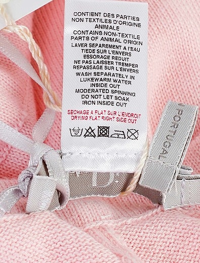 Розовые брюки из хлопка и кашемира Dior - 1082609880718 - Фото 4