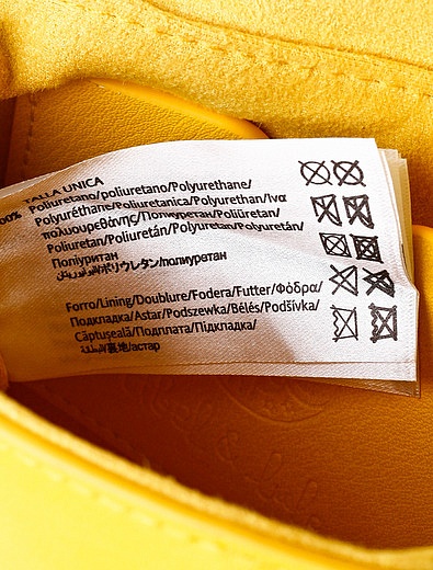 Ярко-желтая сумка с зеркалом ABEL & LULA - 1204508170442 - Фото 5