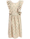 Льняное платье в горошек - 1054500371411