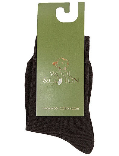 Носки из смесовой ткани WOOL & COTTON - 1534529181111 - Фото 1