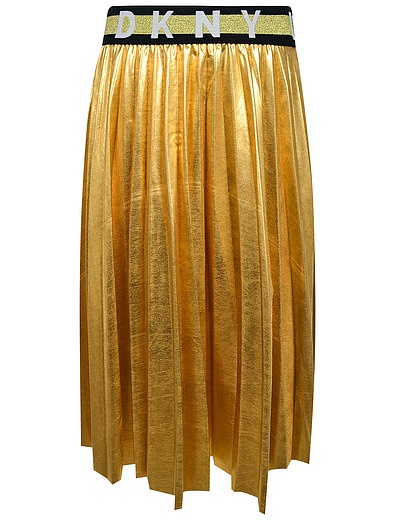 Золотистая юбка-макси DKNY - 1040109980048 - Фото 1