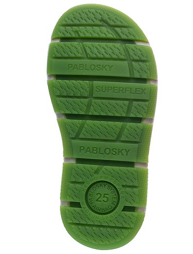 Бежевые сандалии из натуральной кожи Pablosky - 2074519373229 - Фото 5