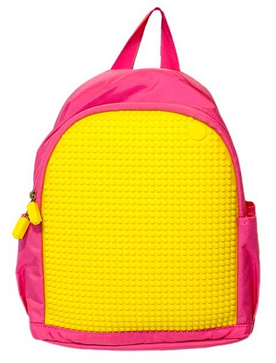 Розовый мини рюкзак с желтой пиксельной панелью Upixel - 1504528270079 - Фото 1
