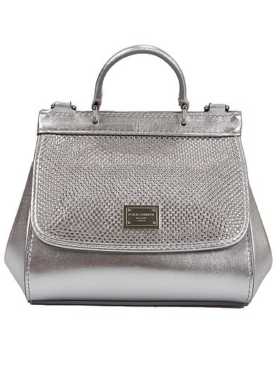 Серебристая сумка Dolce & Gabbana - 1204508370620 - Фото 1