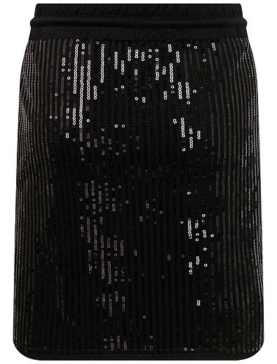 Юбка с пайетками и логотипом DKNY - 1044509183948 - Фото 4