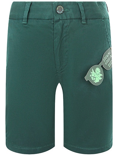 Темно-зеленые шорты SCOTCH & SODA - 1414519375525 - Фото 1
