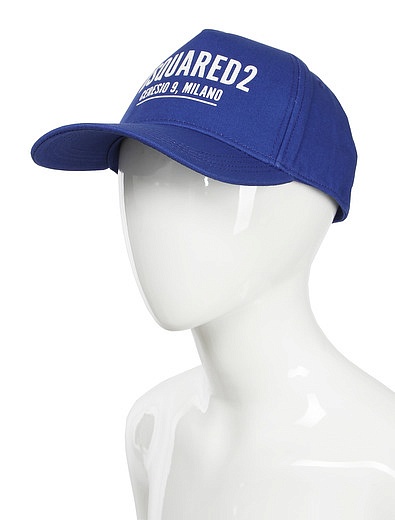 Синяя кепка с логотипом Dsquared2 - 1184528370032 - Фото 3
