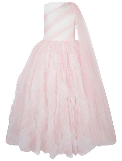 Пышное розовое платье без рукавов SASHA KIM - 1054509378817 - Фото 1