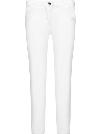 Белые зауженные брюки Patrizia Pepe - 1081209870082 - Фото 1